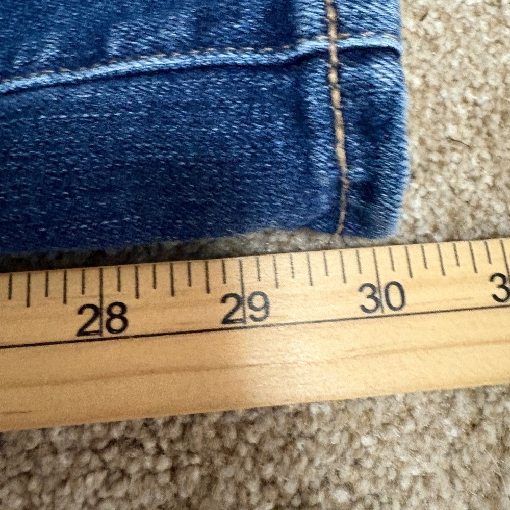 Gap Womens 27r Perfect Boot Blue Jeans Blue Mid Rise Bootcut Stretch Denim - Picture 7 of 7